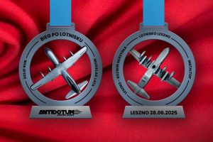 Bieg po lotnisku – medal z motywem Herkulesa