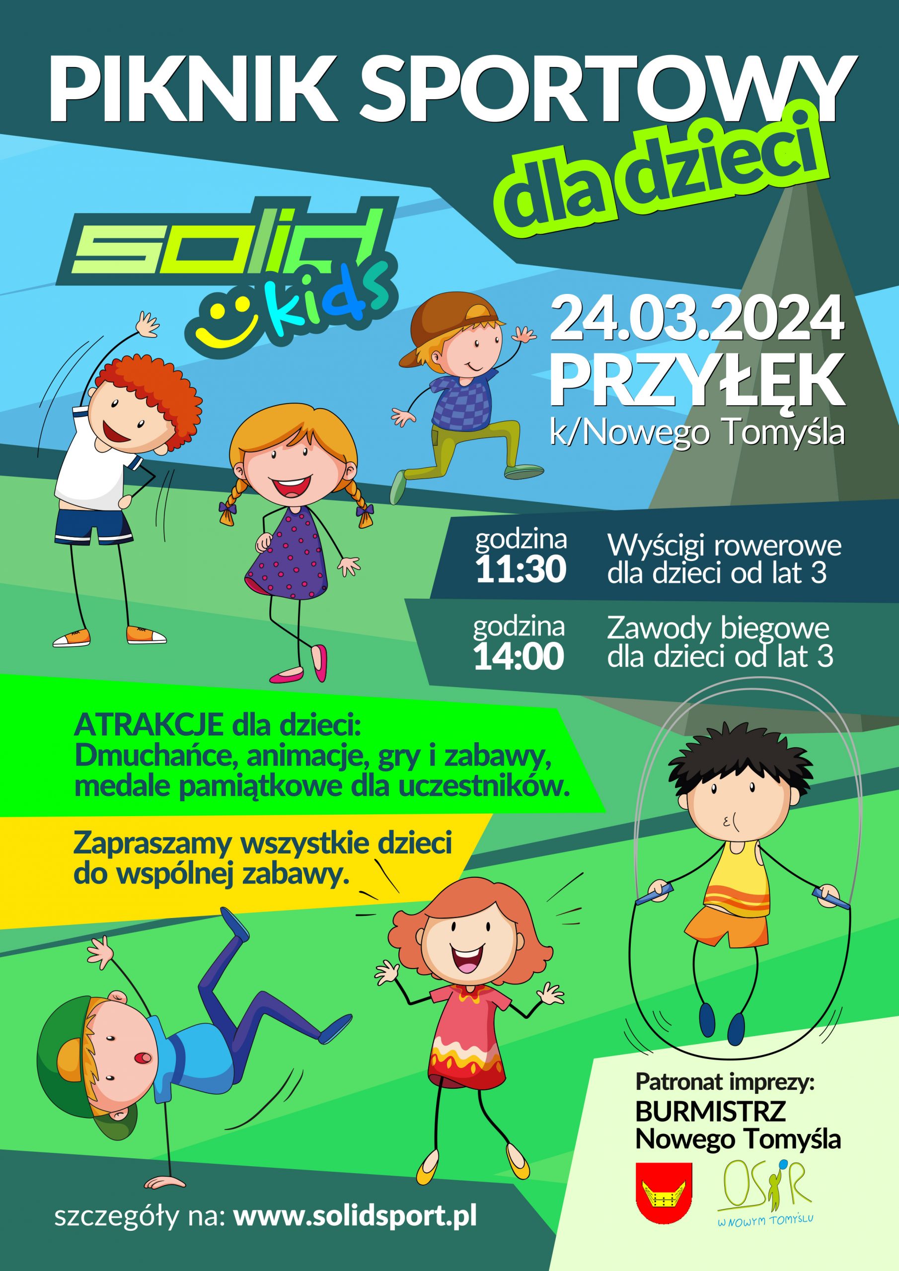 Solid Kids – wyścigi rowerowe i biegowe dla dzieci w sezonie 2024
